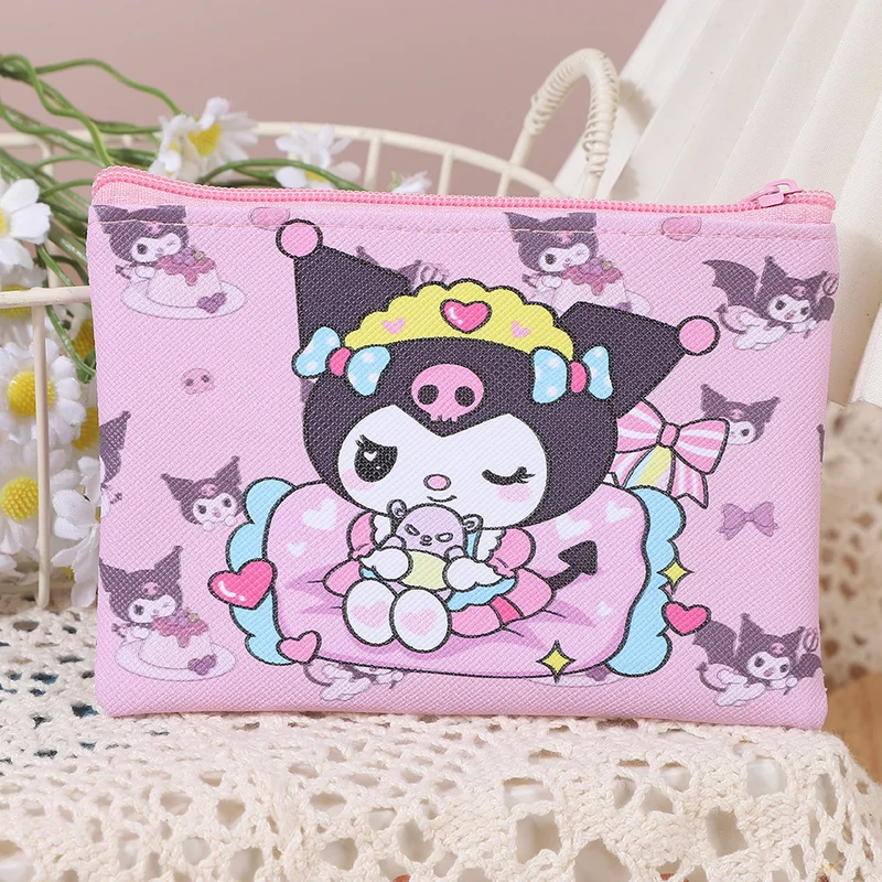 Cartoon Coin Purse PU Leather Zipper Wallet- Colour: 15